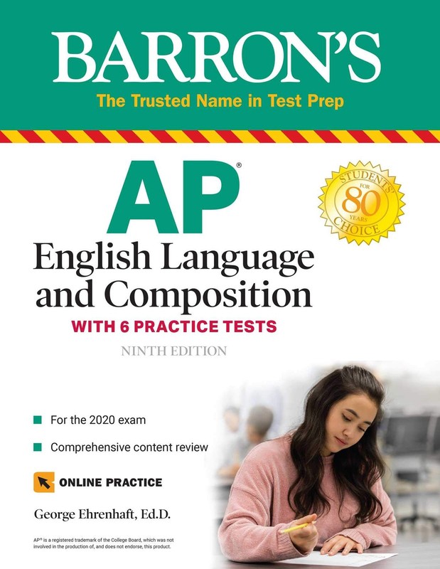 AP English Language and Composition: With 6 Practice Tests (Barron’s Test Pr…