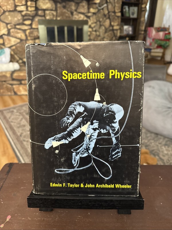 Spacetime Physics Edwin Taylor John Wheeler 1966 Freeman Hardcover Dust Jacket