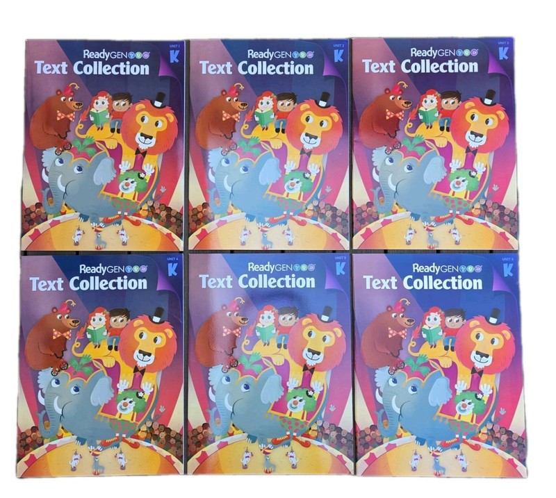 BIG BOOKS Kindergarten ReadyGEN Unit 1-6 Reading Homeschool/Classroom [PEARSON]