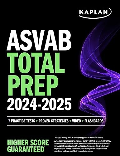 ASVAB Total Prep 2024-2025: 7 Practice Tests + Proven Strategi…