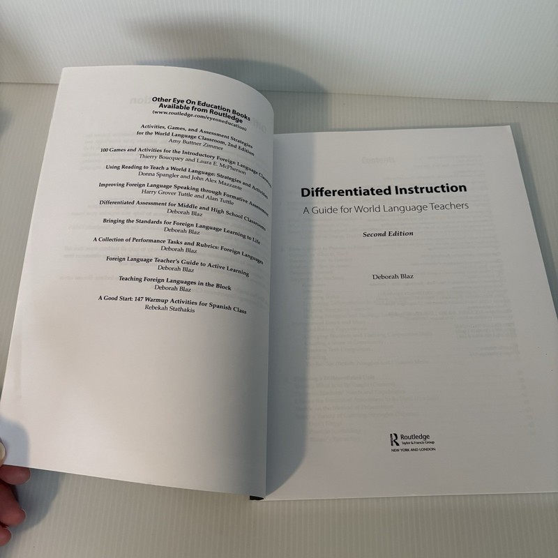 Differentiated Instruction: A Guide for World Language Teachers by Deborah Blaz gallery
