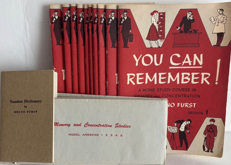 You Can Remember Dr Furst A Home Study Course in Memory & Concentration