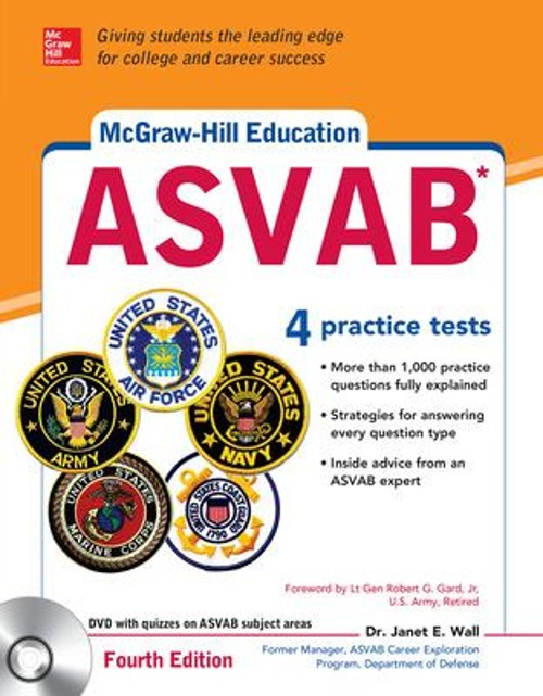 McGraw-Hill Education ASVAB with DVD, Fourth Edition Hybrid Janet
