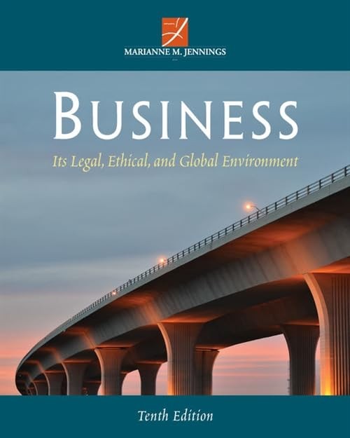 Business: Its Legal, Ethical, and G…, Jennings, Maria