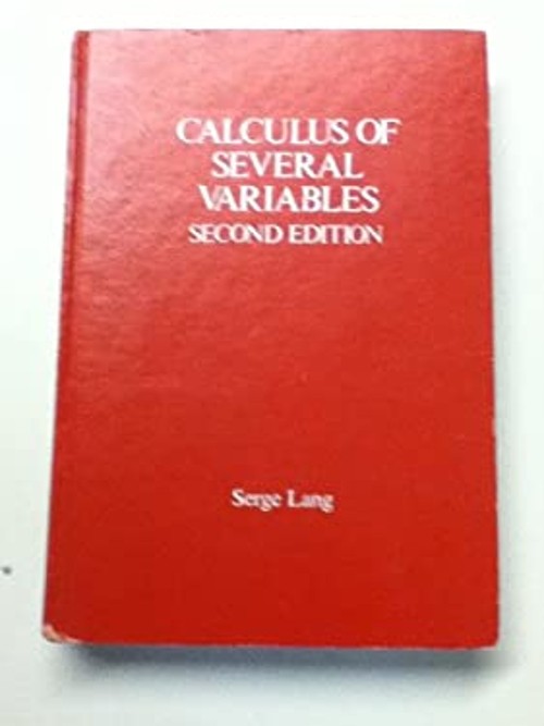 Calculus of Several Variables Hardcover Serge A. Lang