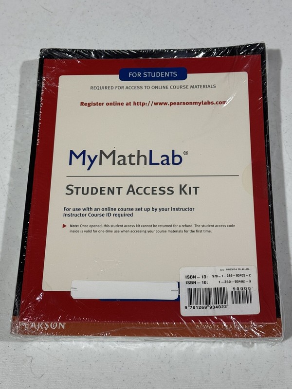 MyMathLab: Student Access Kit Custom Precalculus Edition Bucks Community College