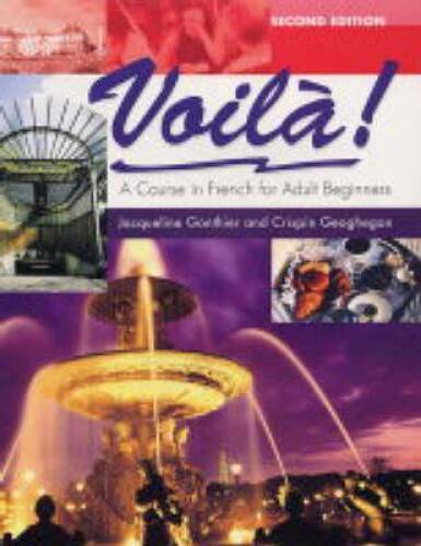 Voila!: A Course in French for Adult Beginners – Paperback – GOOD