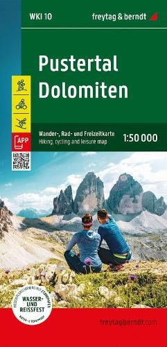 Freytag-Berndt Pustertal – Dolomites Hiking, Cycling and Leisure Map (Map)