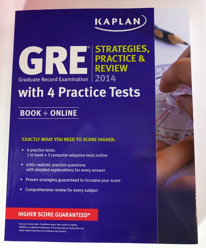 Kaplan GRE 2014 Strategies Practice Review 4 Practice Test Graduate Record Exam