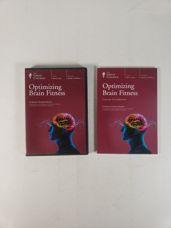 Great Courses Optimizing Brain Fitness (2 DVDs), Guidebook, Richard Restak