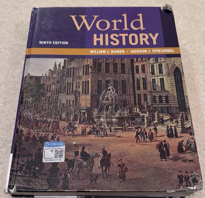 New World History 9th Edition Hardcover by Duiker William Spielvogel Jackson