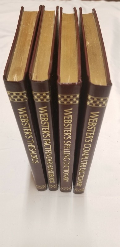 Webster’s New Deluxe Desk Reference Library-4 of 7 Books-1992-PMC publishing