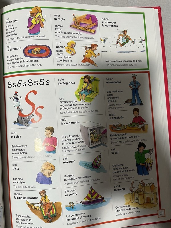 Book Just Look N’Learn Spanish Picture Dictionary English Spanish gallery