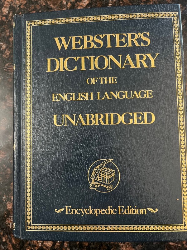 Websters Dictionary English Language Unabridged Encyclopedic Edition 1977