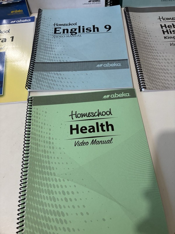 Lot of 19 Abeka Grade 9 Mixed Teachers Keys Student Workbooks - Never Used gallery