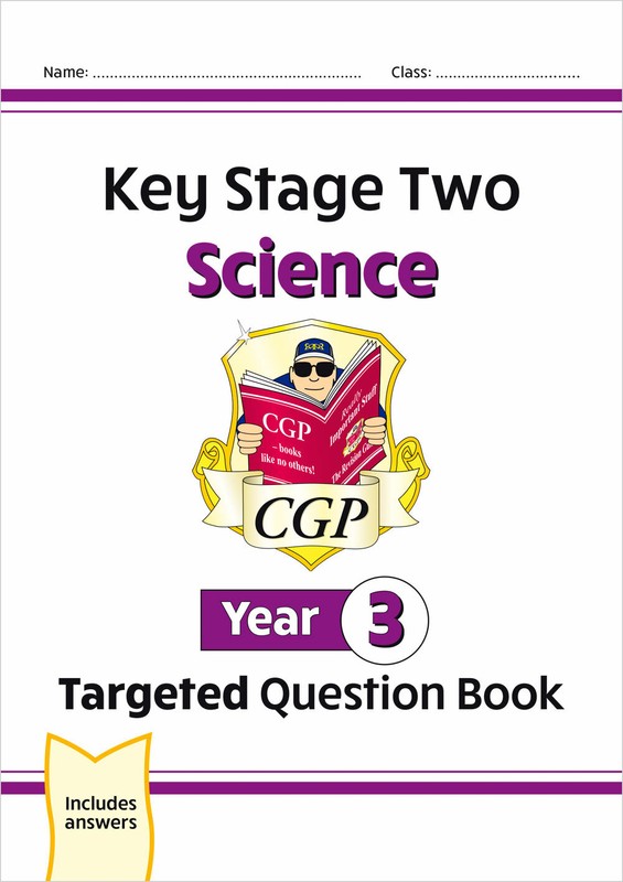 KS2 Year 3 Science Targeted Question Workbook with Answer Ages 7-8 CGP