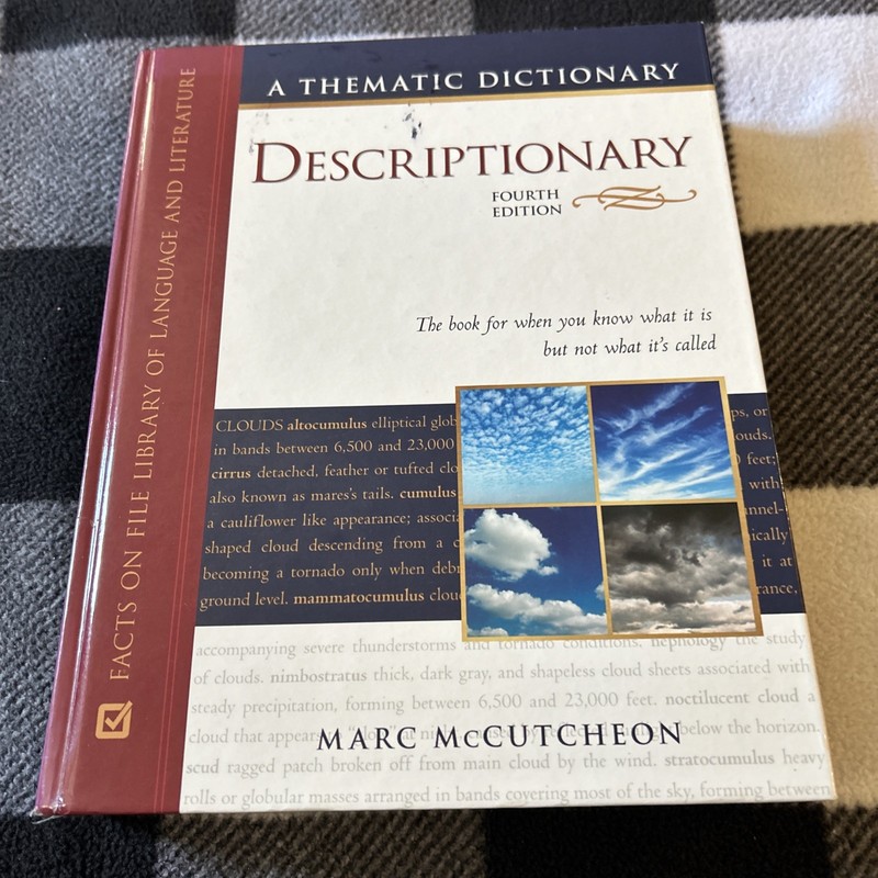 Descriptionary: A Thematic Dictionary by Marc McCutcheon [Hardback]