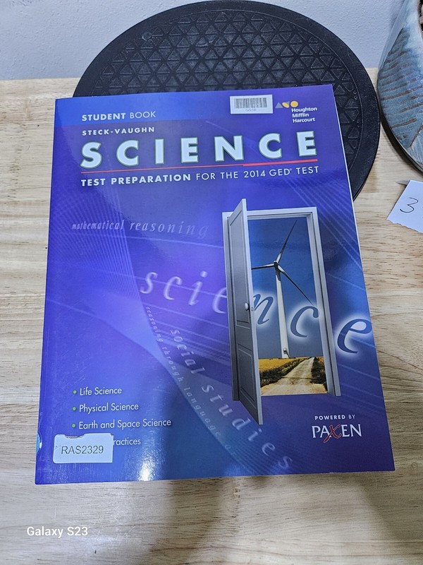 Steck-Vaughn Science: Test Preparation for the 2014 GED Test - UNUSED STUDENT gallery
