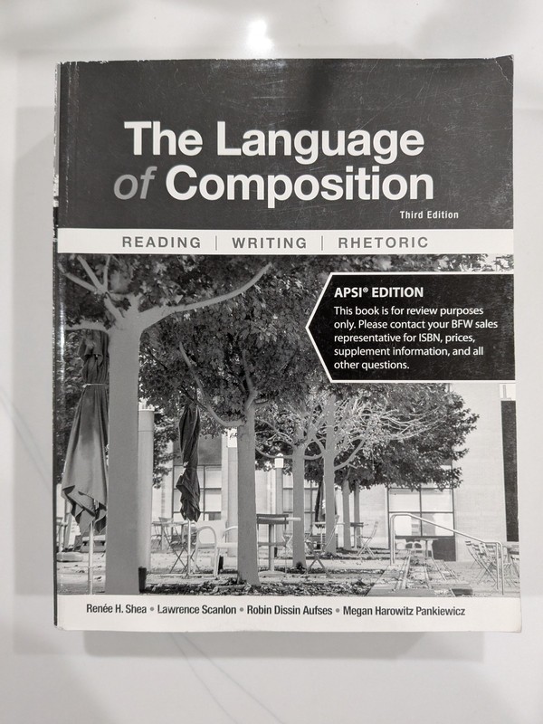 The Language of Composition - Shea, Scanlon, Aufses | 3rd Edition | AP English gallery