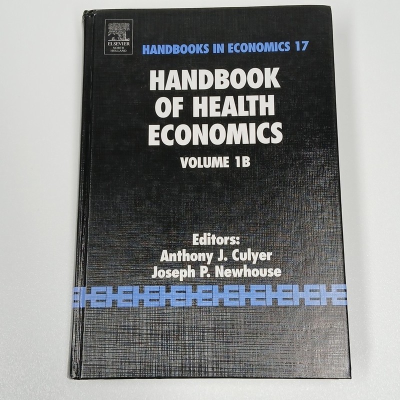 Handbook of Health Economics Vol. 1B Hardback Culyer & Newhouse nice condition