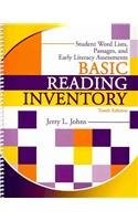 BASIC READING INVENTORY : STUDENT WORD LISTS, PASSAGES, By Jerry L. Johns *VG+*