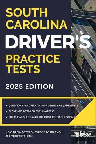 South Carolina Driver’s Practice Tests: – Paperback, by Benson Ged – Very Good