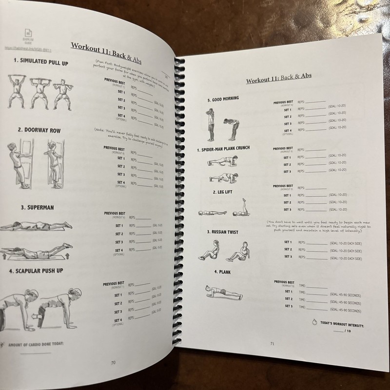 The Bodyweight Home Workout Journal Volume 1 Habit Nest 2023 Spiralbound gallery
