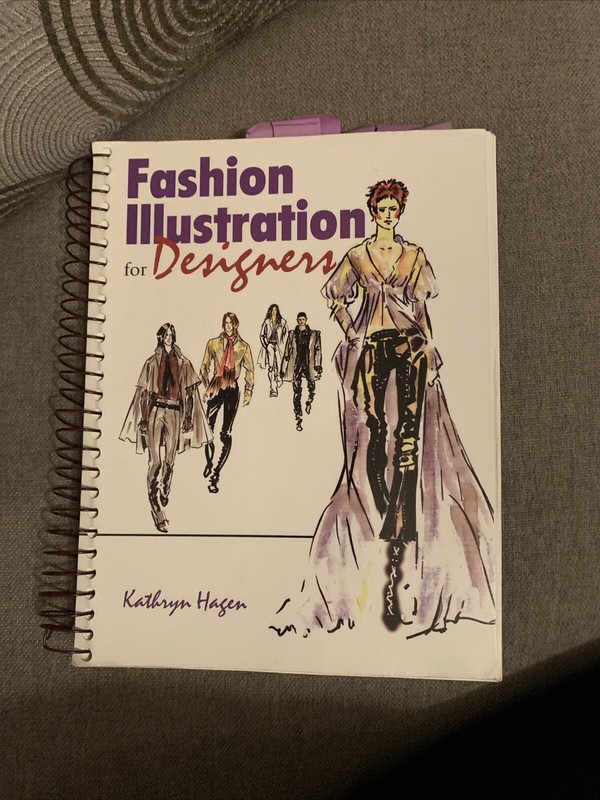 Fashion Illustration For Designers By Kathryn Hagen & DVD Spiral Bound Book
