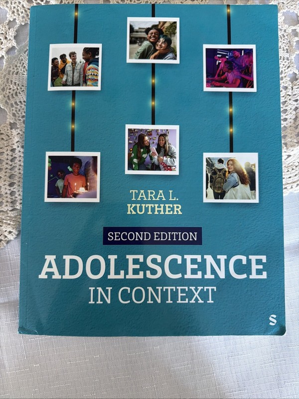 Adolescence in Context by Tara L. Kuther (2025, Trade Paperback) Second Edition