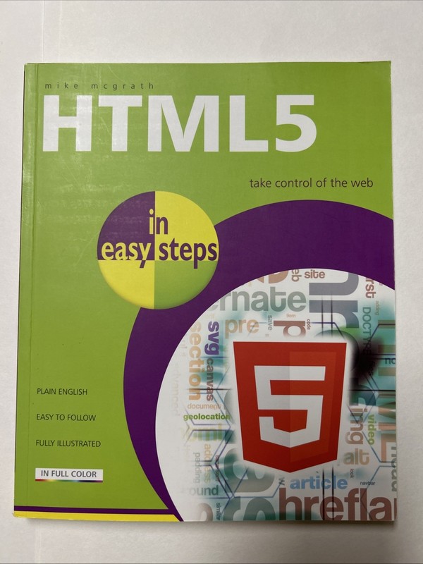 HTML5 Take Control of The Web Paperback By Mike McGrath