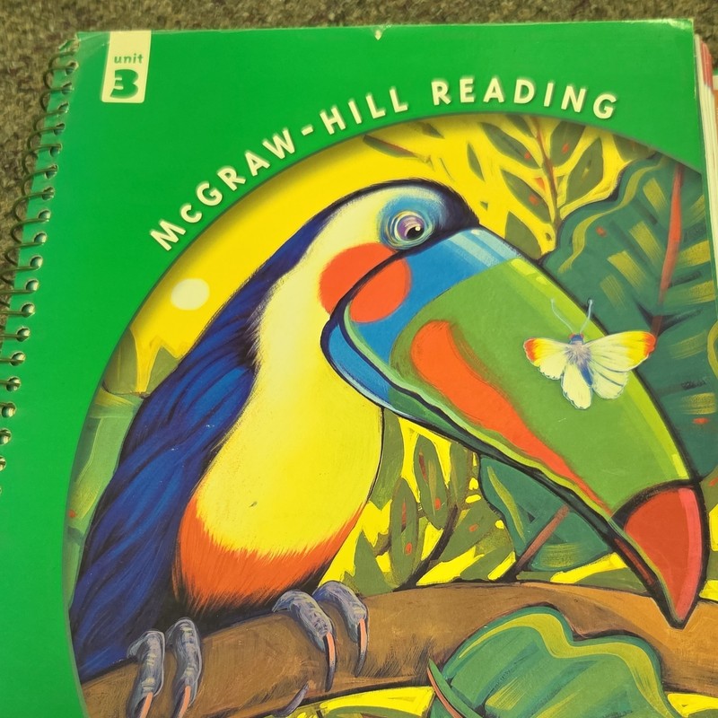 McGraw-Hill Reading Book 2 Unit 3 Spiral Workbook (3 Units) ISBN 0-02-184761-4