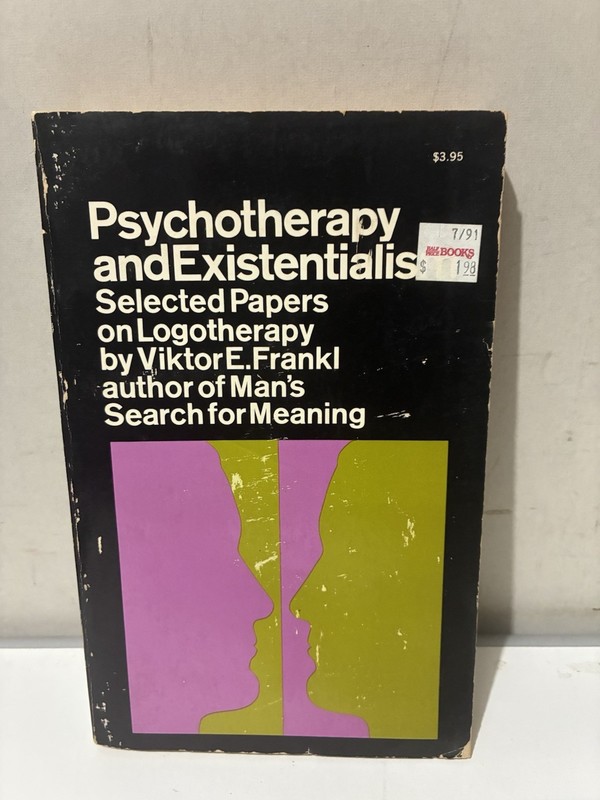 Psychotherapy and Existentialism – Viktor E Frankl PBCK 1967 6th Print - Good