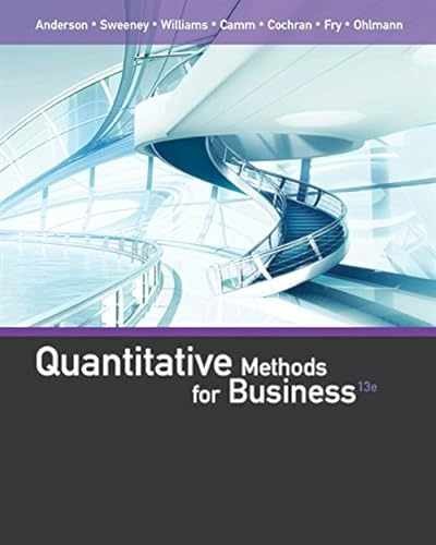 Quantitative Methods for – Hardcover, by Anderson David; Sweeney – Acceptable