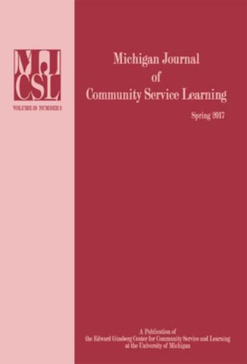 Michigan Journal Of Community Service Learning: Volume 23 Number 2 – Spring…