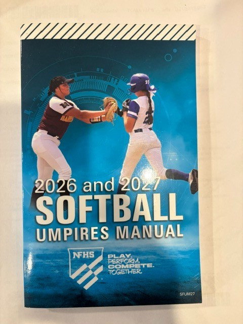 2026-2027 NFHS Softball Umpires Manual Book National Federation High School