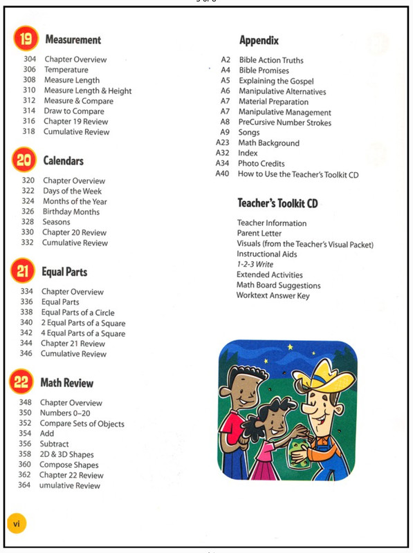 NEW BJU Press K5 MATH Complete Subject Kit 4thEd TE Worktext Manipulatives +CD gallery