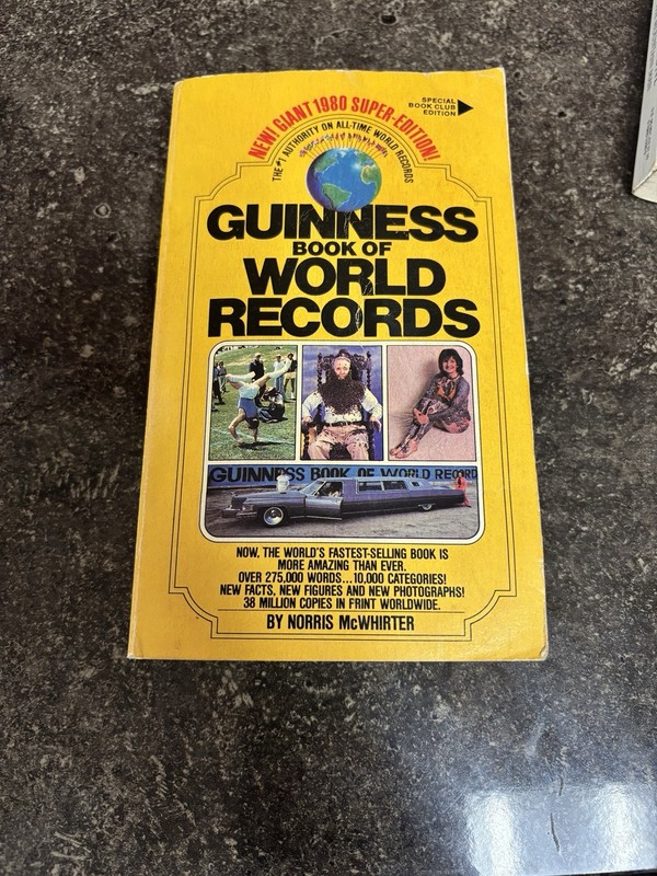 Guinness Book of World Records by Norris McWhirter 1980 Super Edition