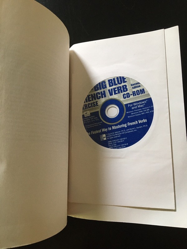 Big Book of Verbs Ser.: The Big Blue Book of French Verbs (Book W/CD-ROM) : 555 gallery