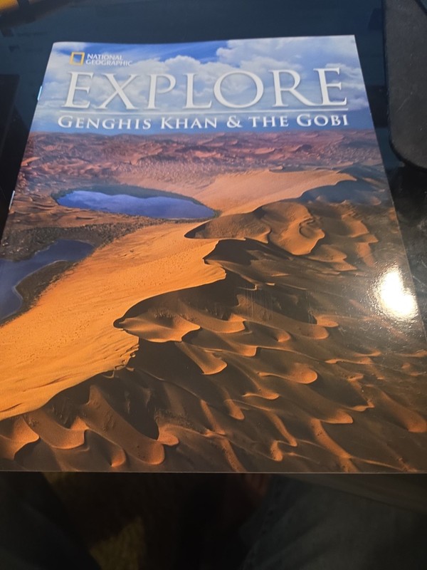 National Geographic Explore: GENGHIS KHAN & the GOBI 2015 Book/Magazine