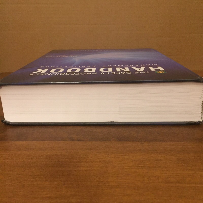 The Safety Professionals Handbook: Management Applications 2012 2nd Ed. HB Good+ gallery