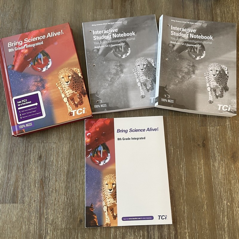 TCI Bring Science Alive 8th Grade Student Edition NEW! 9781583713136