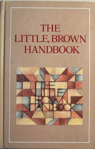 The Little, Brown Handbook by Fowler, H. Ramsey, Acceptable Book