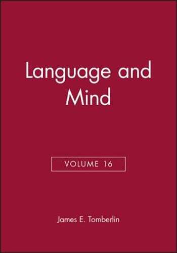 Language and Mind, Volume 16 by James E Tomberlin: New