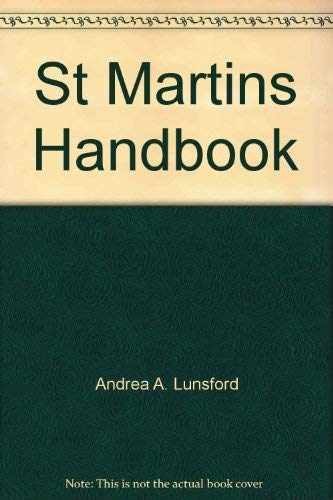 St Martins Handbook – Hardcover, by Lunsford Andrea A. – Acceptable