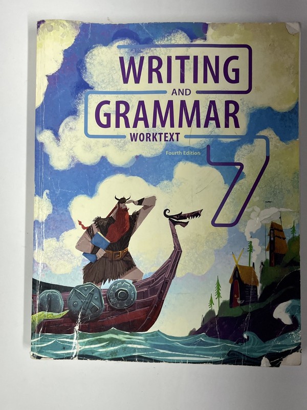 BJU Writing and Grammar 7 4th edition worktext READ