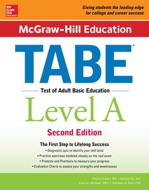 McGraw-Hill Education TABE Level A, Second Edition Paperback