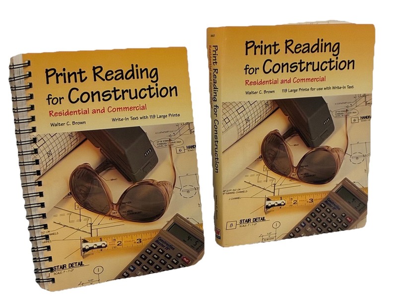 Walter C. Brown/Print Reading for Construction: Residential-Commercial 2pcs/A25
