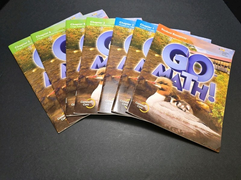 GO Math Volumes 1-6 Student Edition Grade K 2015 Common Core Practice Homeschool