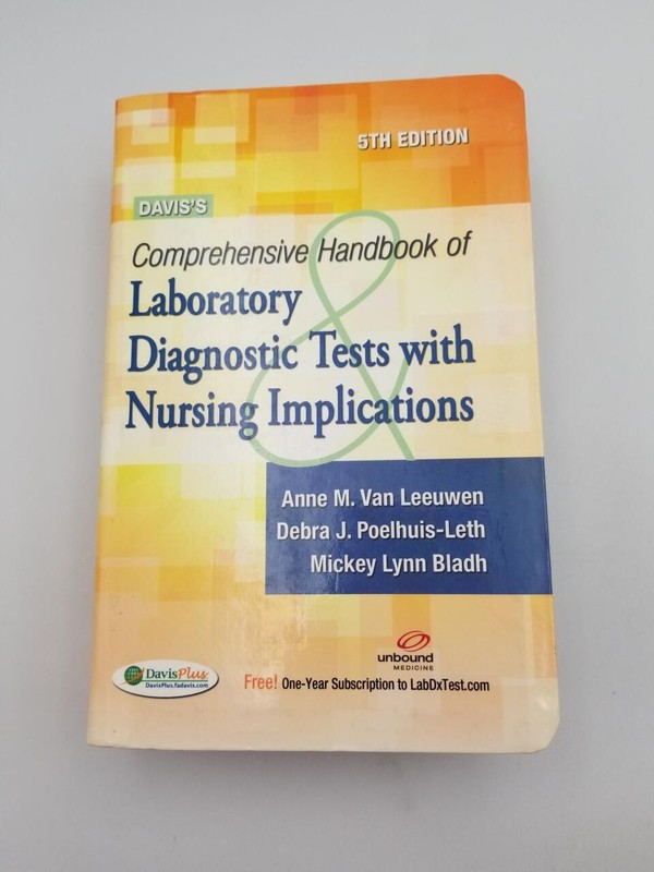 Davis's Comprehensive Handbook of Laboratory and Diagnostic Te...
