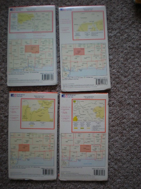 133 134 144 45 HASLEMERE BASINGSTOKE GUILDFORD EXPLORER ORDNANCE SURVEY MAPS OS gallery